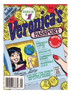 Veronica's Passport Digest Magazine 1 Mid Grade (1992) Canadian Price Variant