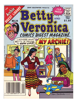 Betty and Veronica Comics Digest Magazine 24 Mid Grade (1987) Canadian Price Variant
