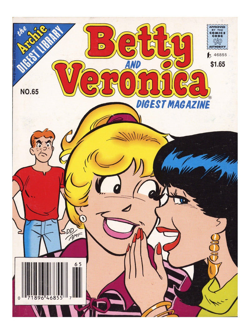 Betty and Veronica Comics Digest Magazine 65 Low Grade (1993) Canadian Price Variant 