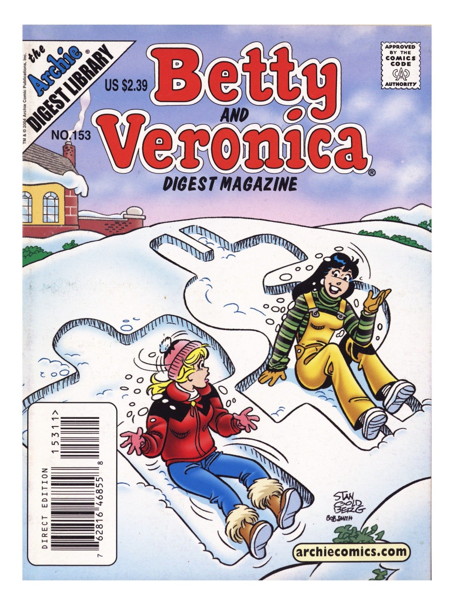 Betty and Veronica Comics Digest Magazine 153 Mid Grade (2005) 