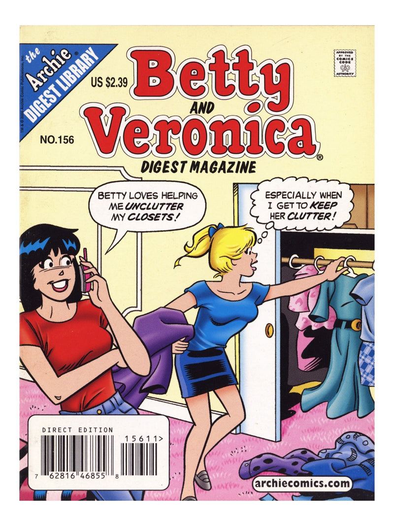 Betty and Veronica Comics Digest Magazine 156 High Grade (2005) 