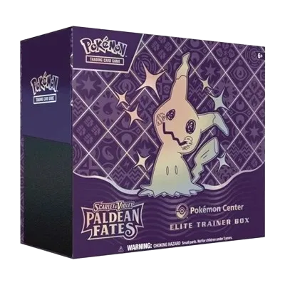 Pokemon Paldean Fates Elite Trainer Box Pokemon Center, Sealed (2024) | CaptCan Comics