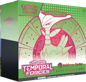 Pokemon Temporal Forces Elite Trainer Box Pokemon Center Iron Leaves, Sealed (2024)