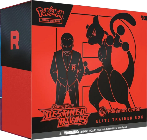 Pokemon Destined Rivals Elite Trainer Box Pokemon Center, Sealed (2025)