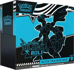 Pokemon Black Bolt Elite Trainer Box Normal Version, Sealed (2025)