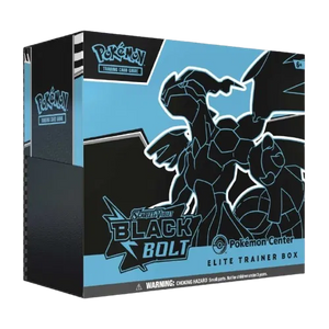 Pokemon Black Bolt Elite Trainer Box Pokemon Center, Sealed (2025)