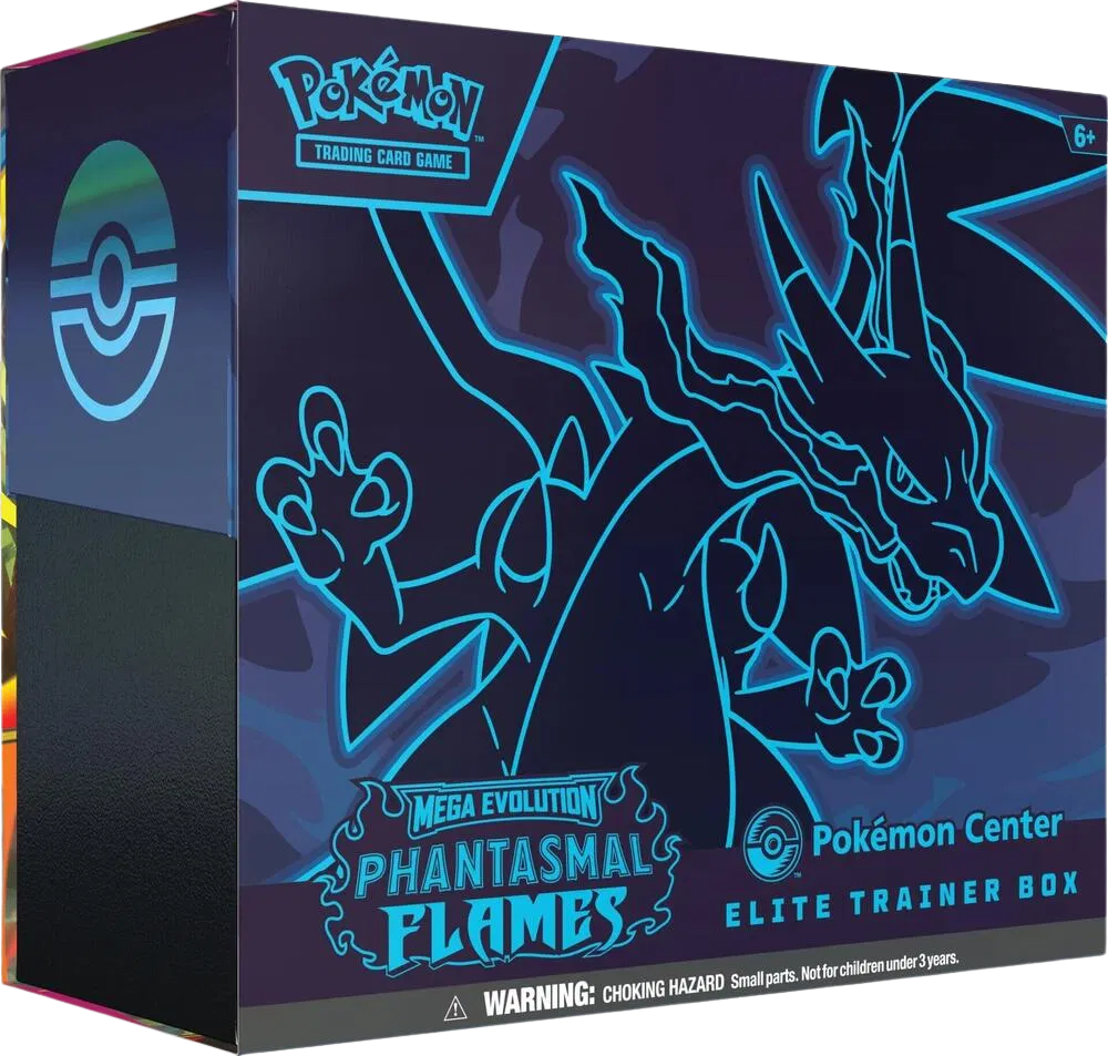 Pokemon Mega Evolution Phantasmal Flames Elite Trainer Box Pokemon Center, Sealed (2025) | CaptCan Comics