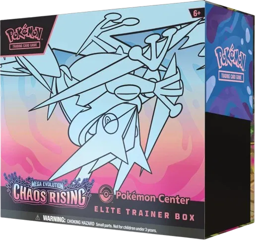 Pokemon Chaos Rising Elite Trainer Box Pokemon Center, Sealed (2026)