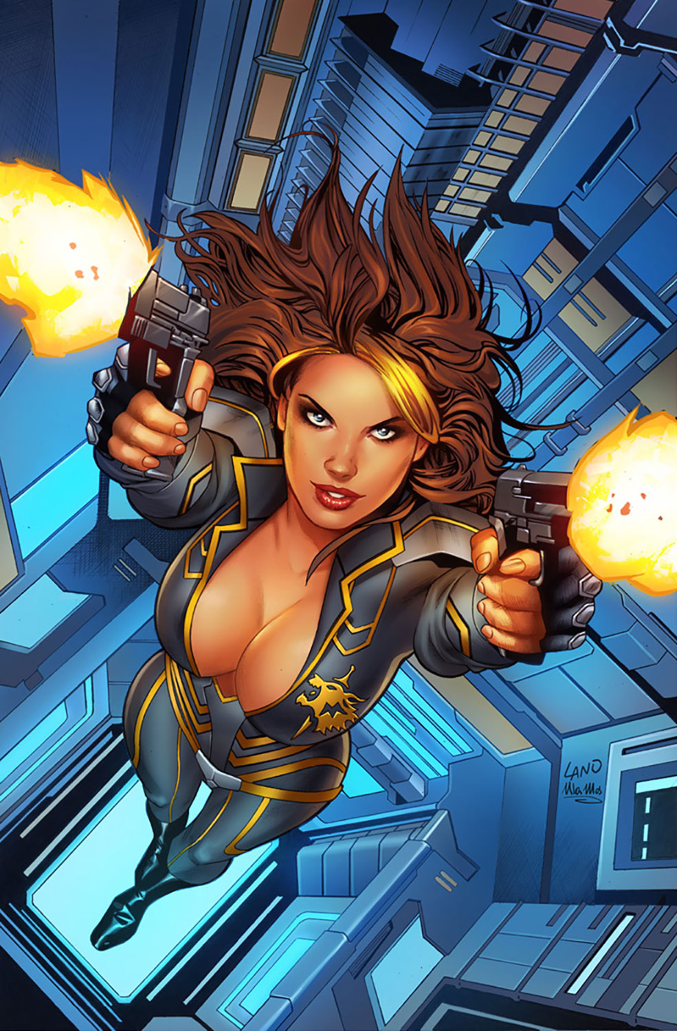 ROBYN HOOD: SHADOW TARGET - COVER C - GREG LAND