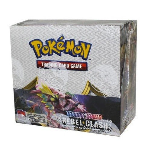 Pokemon Sword & Shield Rebel Clash Booster Box 36 Booster Packs, Sealed (2020)