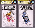 Invincible #1 Ryan Ottley Original Sketch Set (Atom Eve)   [nn] CGC 9.8 (NM/M)   (2021)         thumbnail