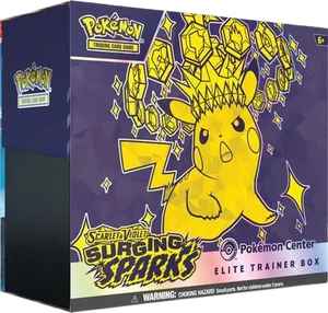 Pokemon Surging Sparks Elite Trainer Box Pokemon Center, Sealed (2024)