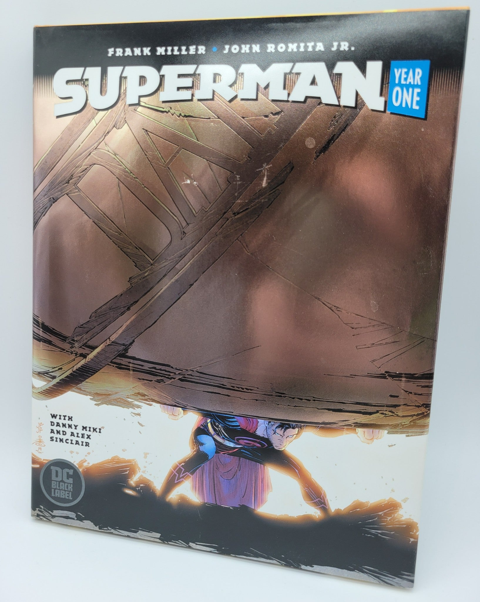 Superman Year One Signed Miller, Romita JR Interior Cover HC