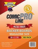 Comic Pro Line Magazine 8 1/2" Board 28pt x100