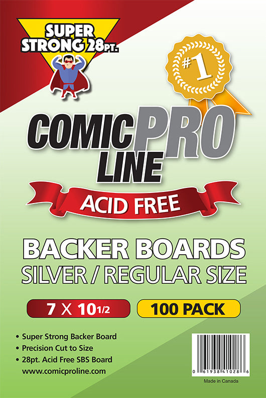 Comic Pro Line Regular / Silver Board 7" 28pt x100