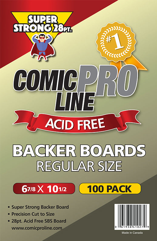 Comic Pro Line Regular 6 7/8" Board 28pt x100