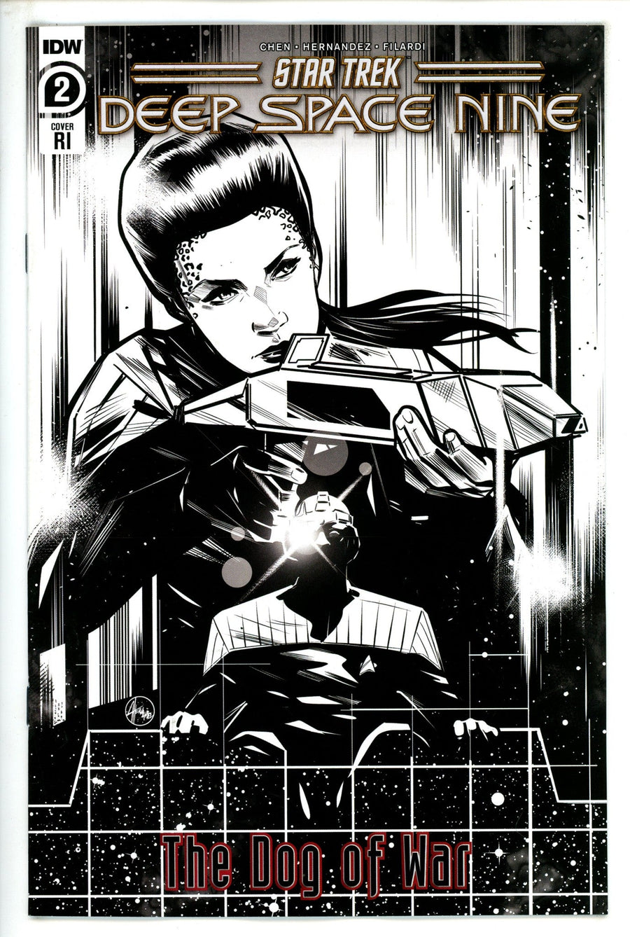 Star Trek Deep Space Nine Dog Of War 2 Hernandez B&W Incentive Variant NM- (2023)