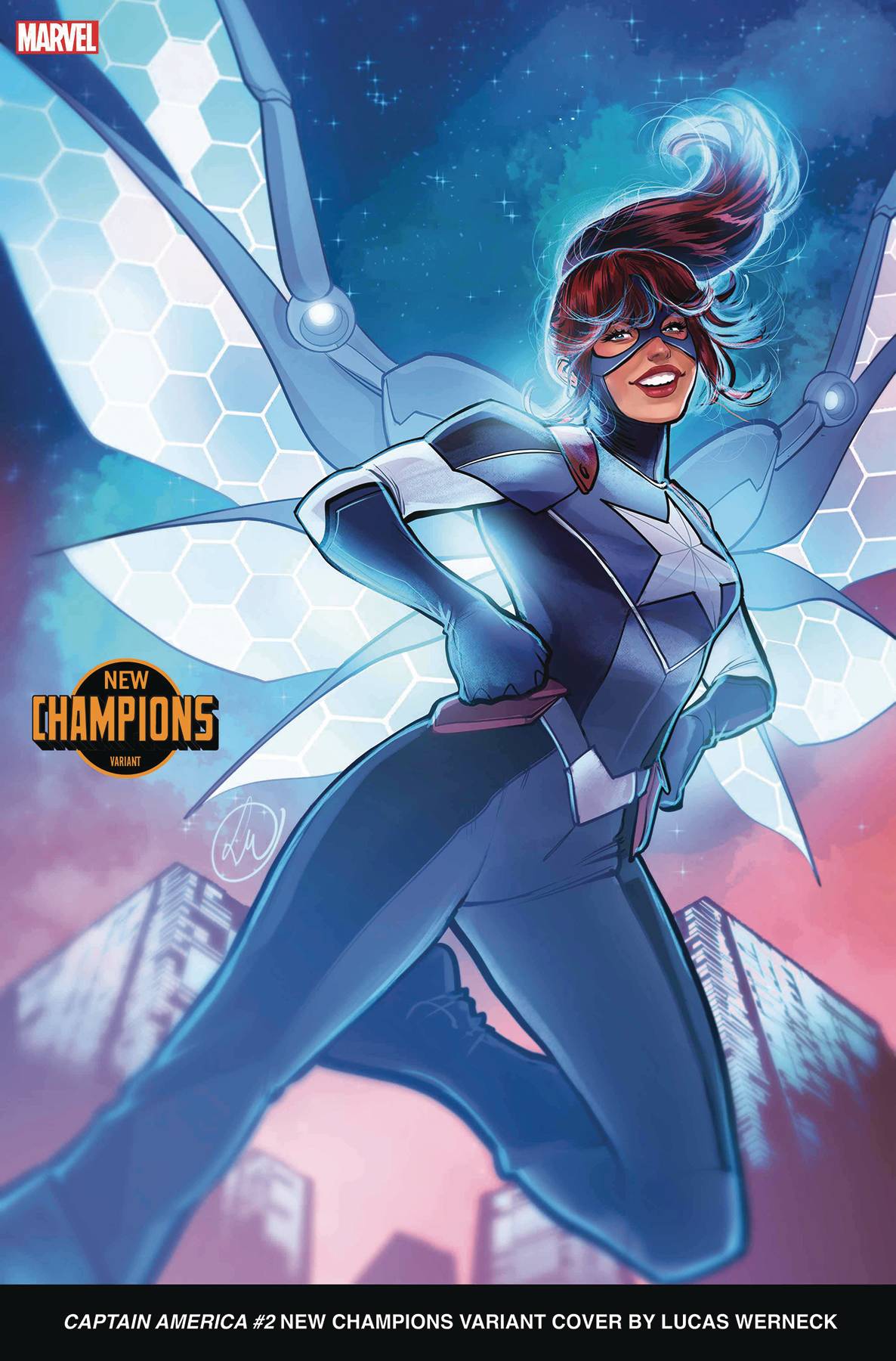 CAPTAIN AMERICA #2 LUCAS WERNECK NEW CHAMPIONS VAR