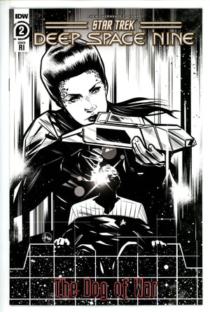 Star Trek Deep Space Nine Dog Of War 2 Hernandez B&W Incentive Variant NM (2023)