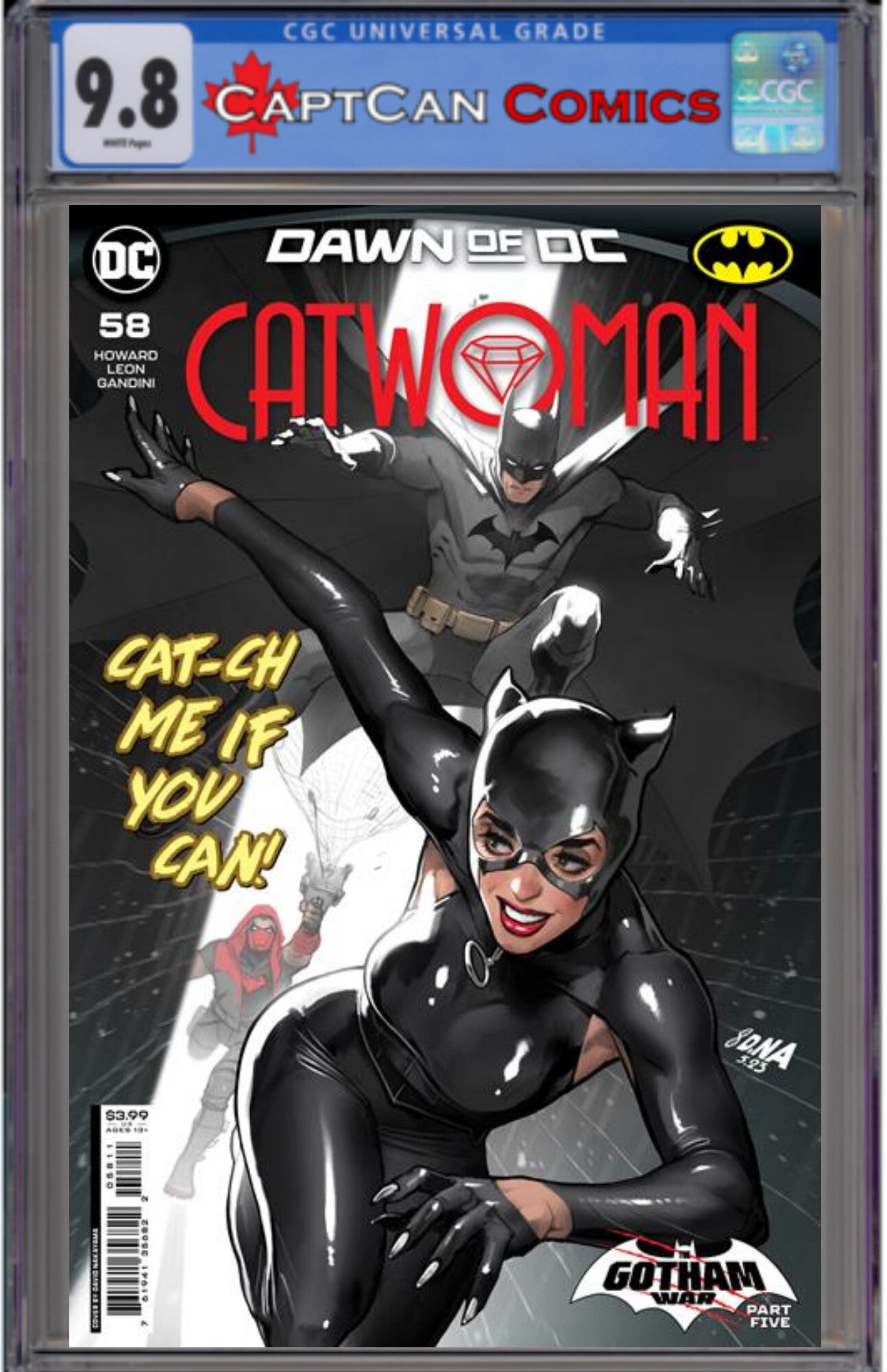 CATWOMAN #58 CVR A DAVID NAKAYAMA (BATMAN CATWOMAN THE GOTHAM WAR)
