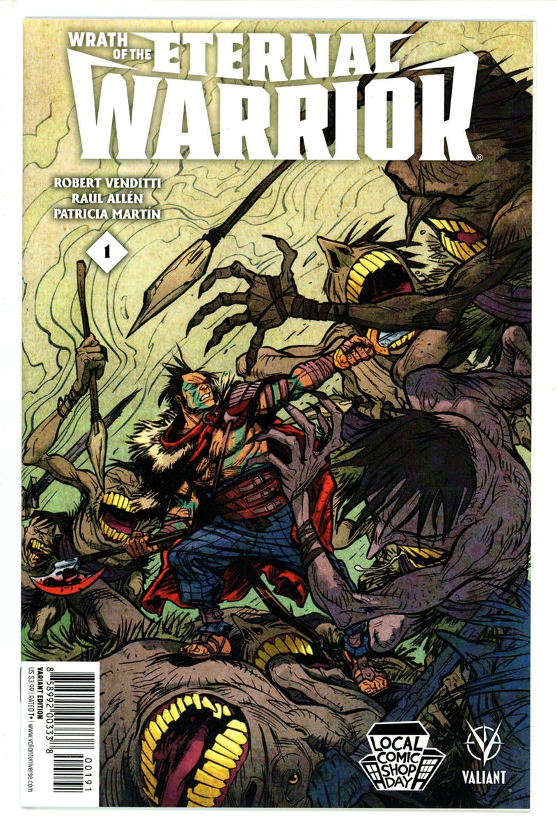 Wrath of the Eternal Warrior 1 Fowler LCSD Variant (2015)