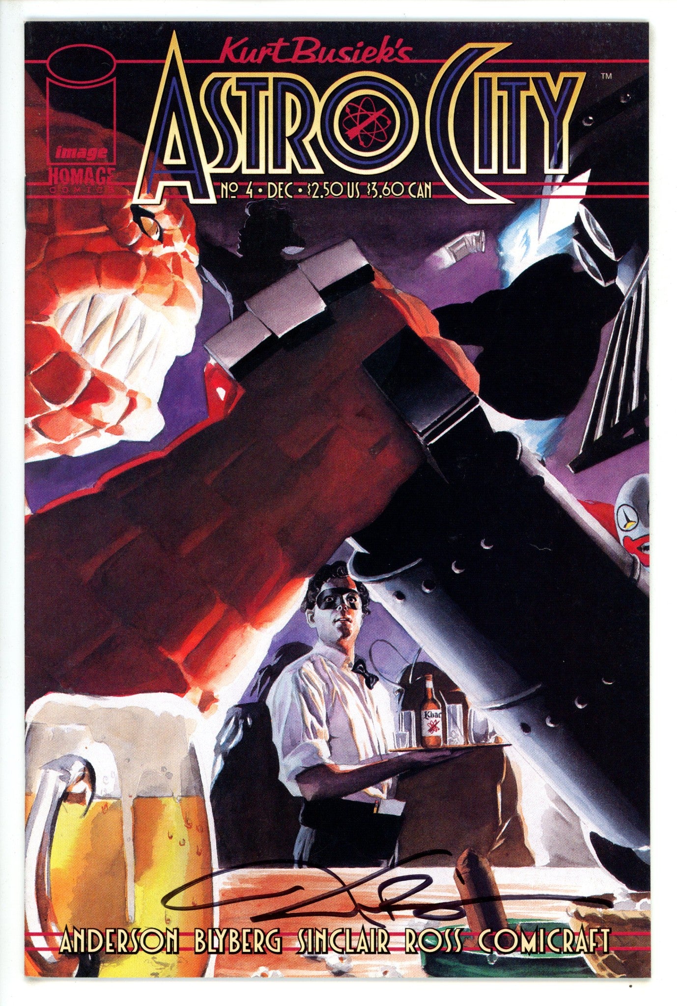 Kurt Busiek's Astro City Vol 2 4 Signed Busiek