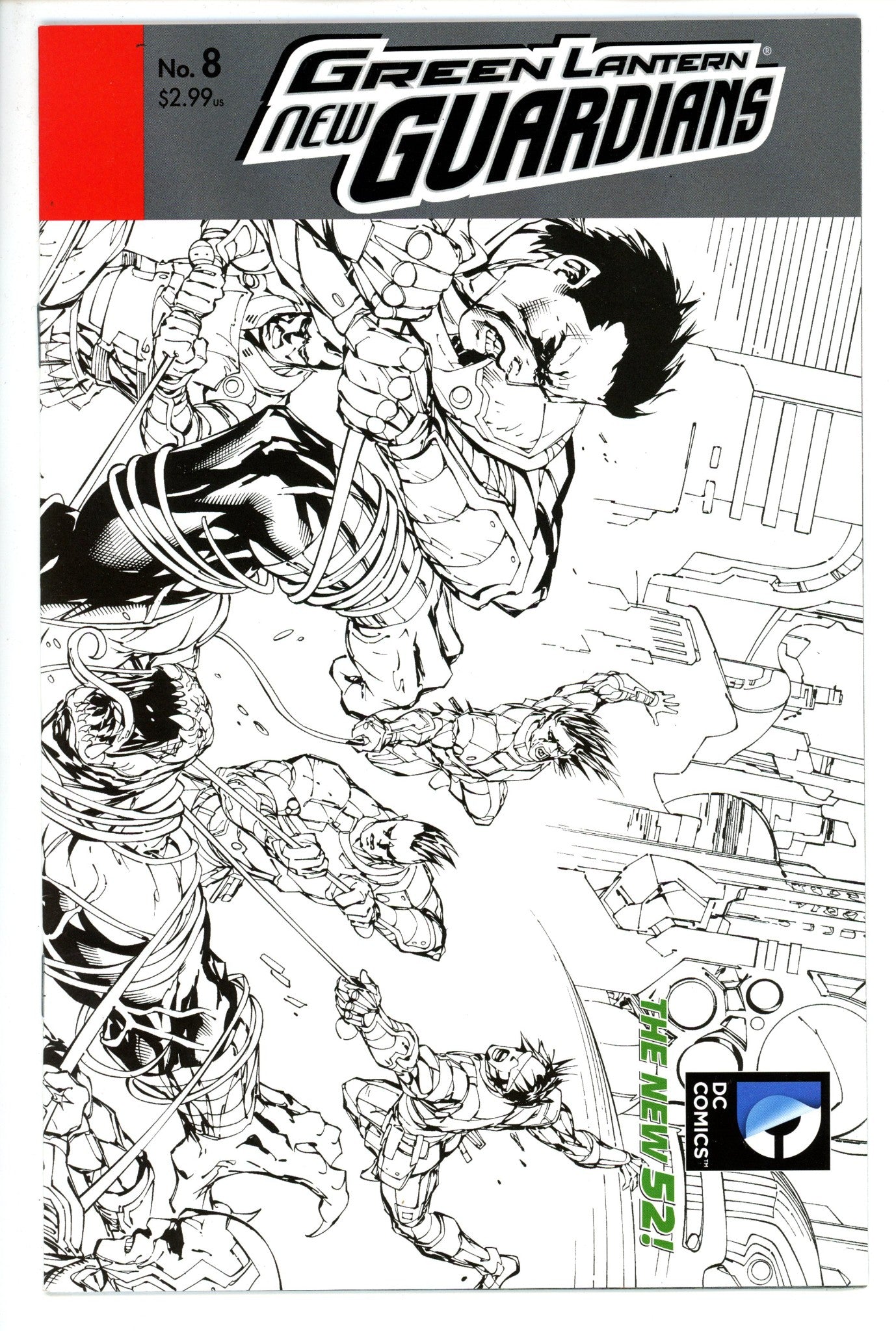 Green Lantern: New Guardians 8 Kirkham Variant