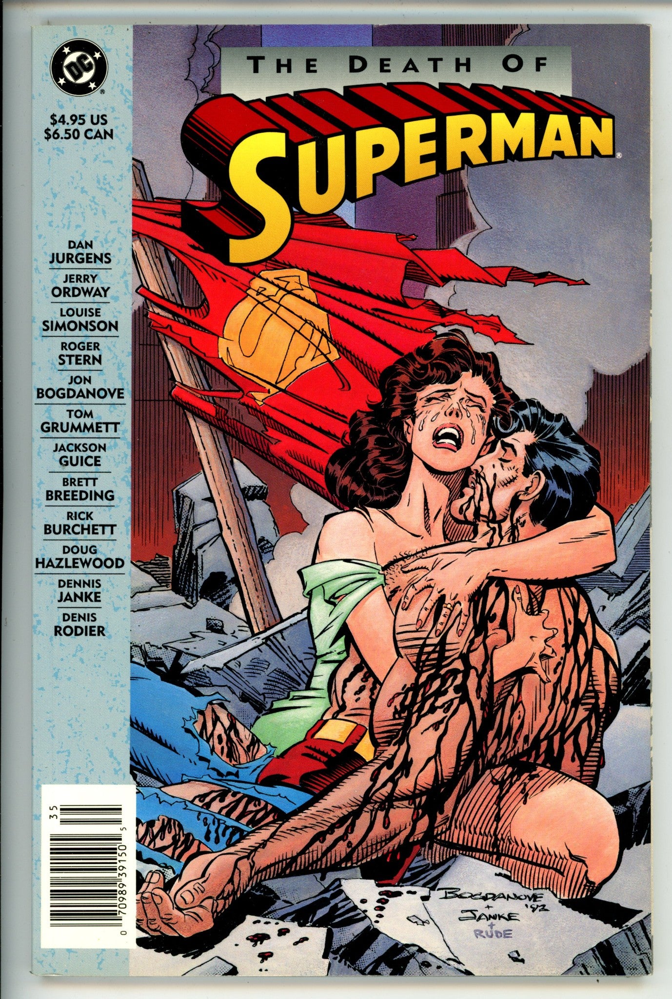 Death of Superman TPB 1st Print Newsstand