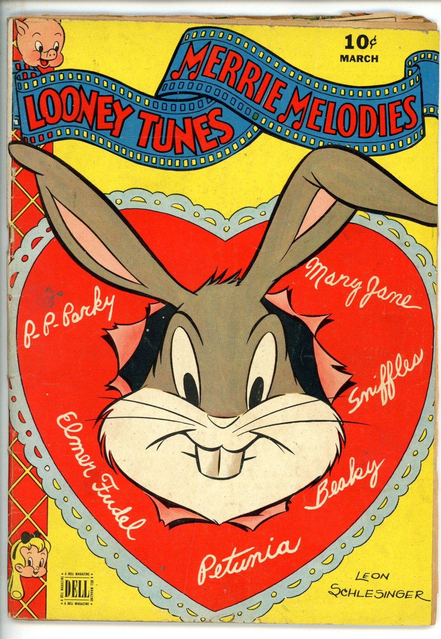 Looney Tunes and Merrie Melodies Comics 29 Cover Detached (1944)