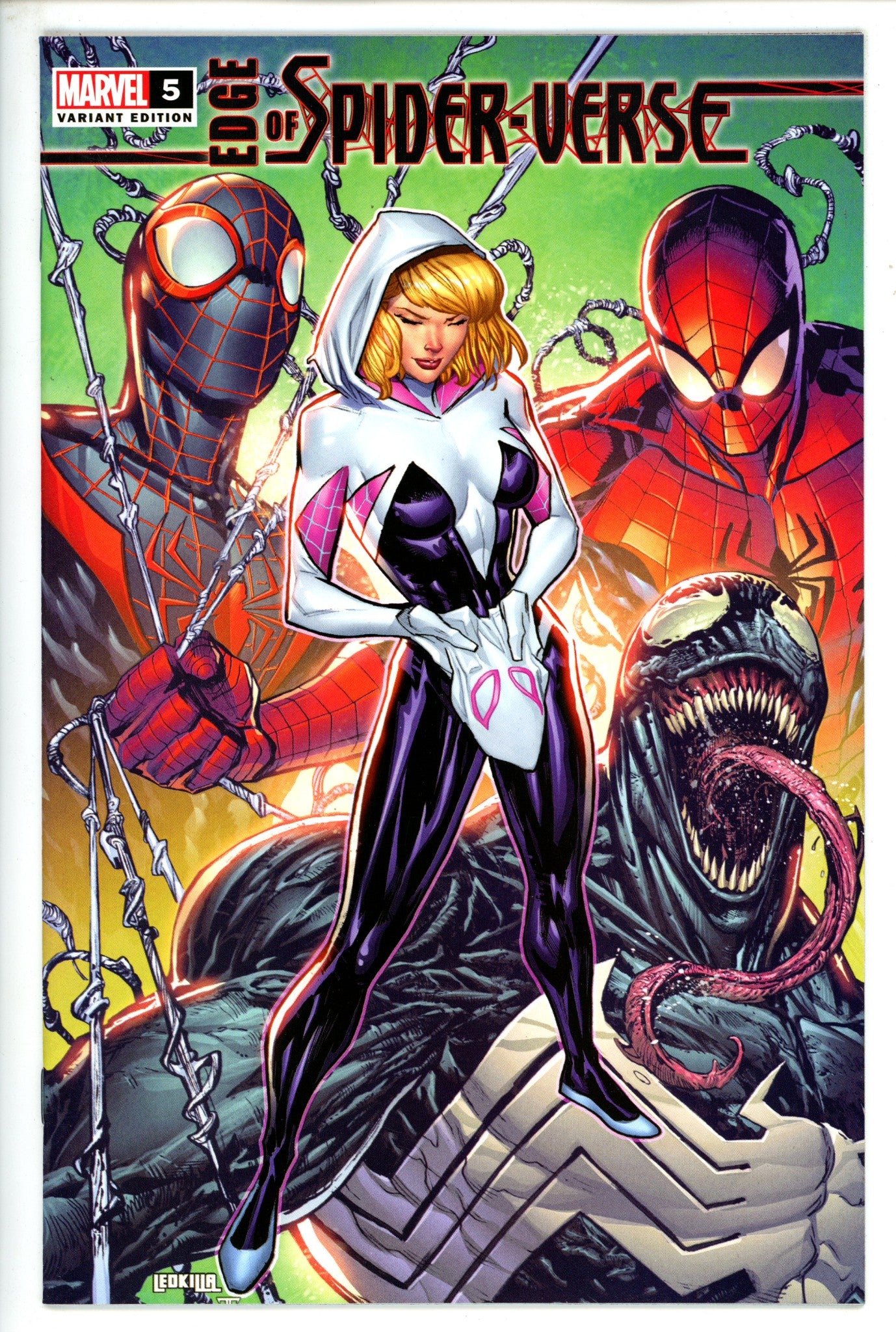 Edge of Spider-Verse Vol 2 5 Lashley Homage Exclusive Variant (2022)