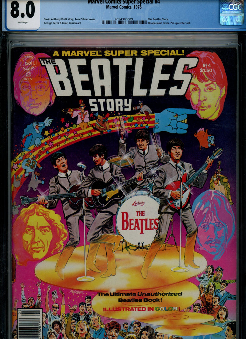 Marvel Comics Super Special 4 CGC 8.0 (1978)