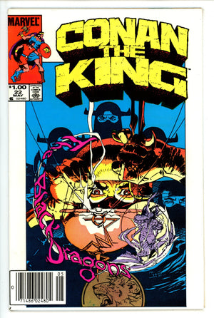 Conan the King 22 Newsstand (1984)