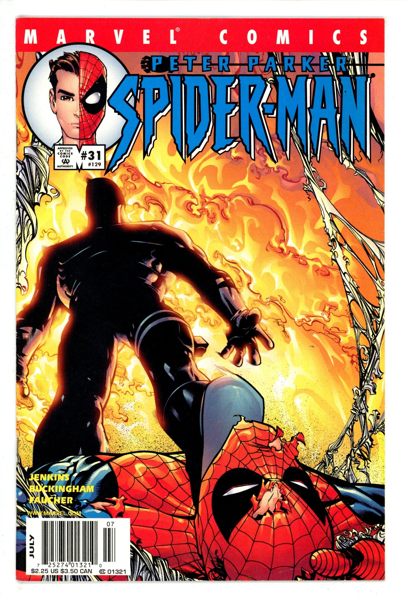 Peter Parker: Spider-Man 31 (129) Newsstand (2001)