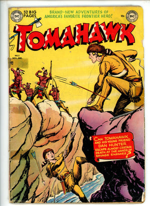 Tomahawk 2 FR/GD Cover Reattached With Tape (1950)