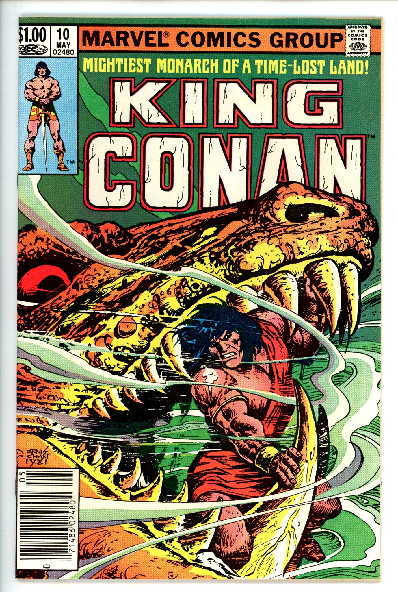 King Conan Vol 1 10 Newsstand