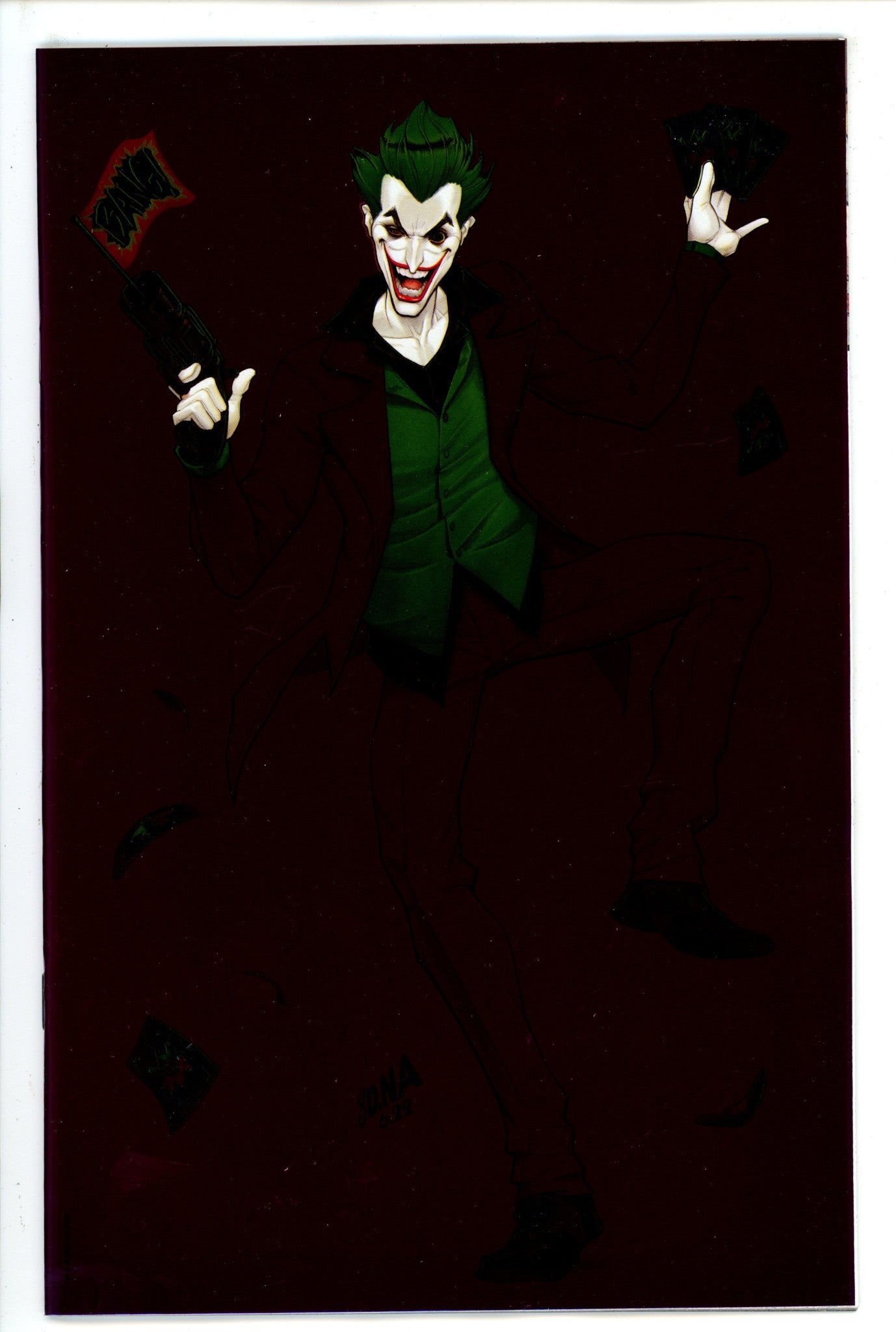 Joker the Man Who Stopped Laughing 1 Nakayama Foil Variant