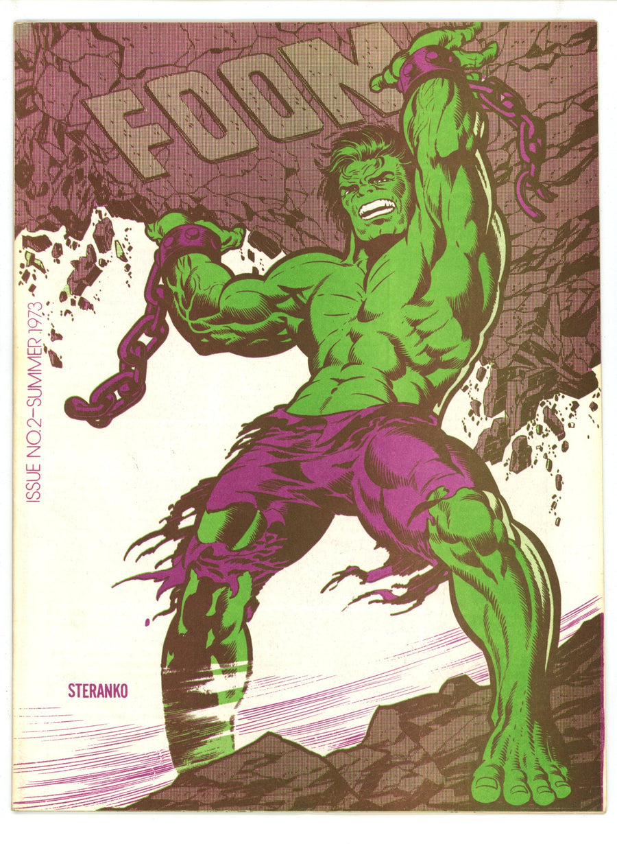 FOOM 2 Mailing Stickers BC, Manu. W/ Middle 4 Wraps Det from first 3 Apparent FN