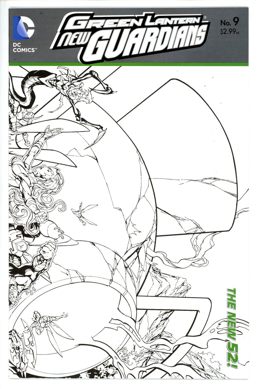 Green Lantern: New Guardians 9 Kirkham Variant