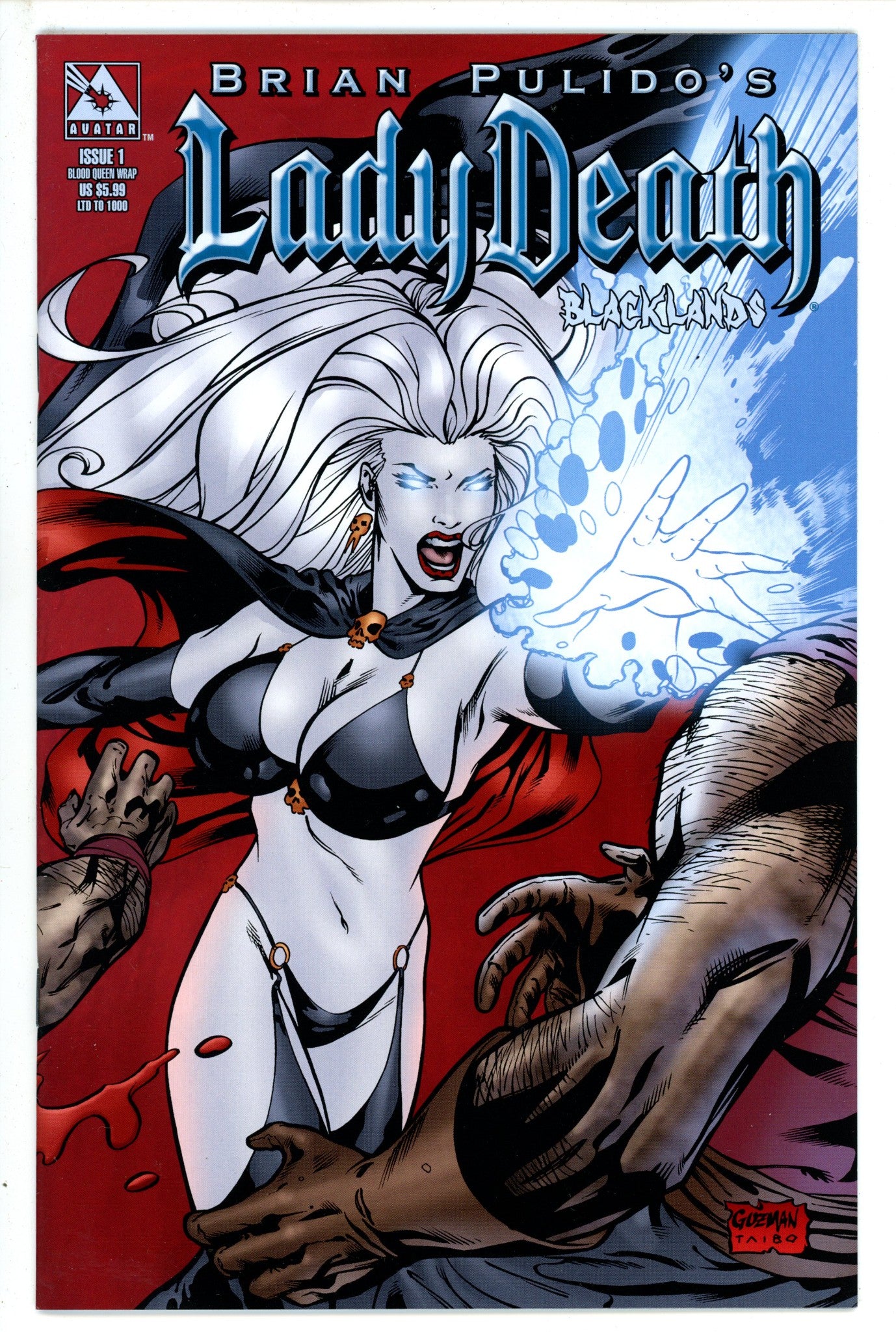 Lady Death: Blacklands 1 Guzman Variant (2006)