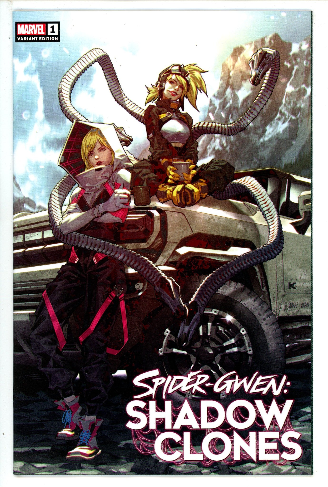 Spider-Gwen Shadow Clones 1 Ngu Exclusive Variant (2023)