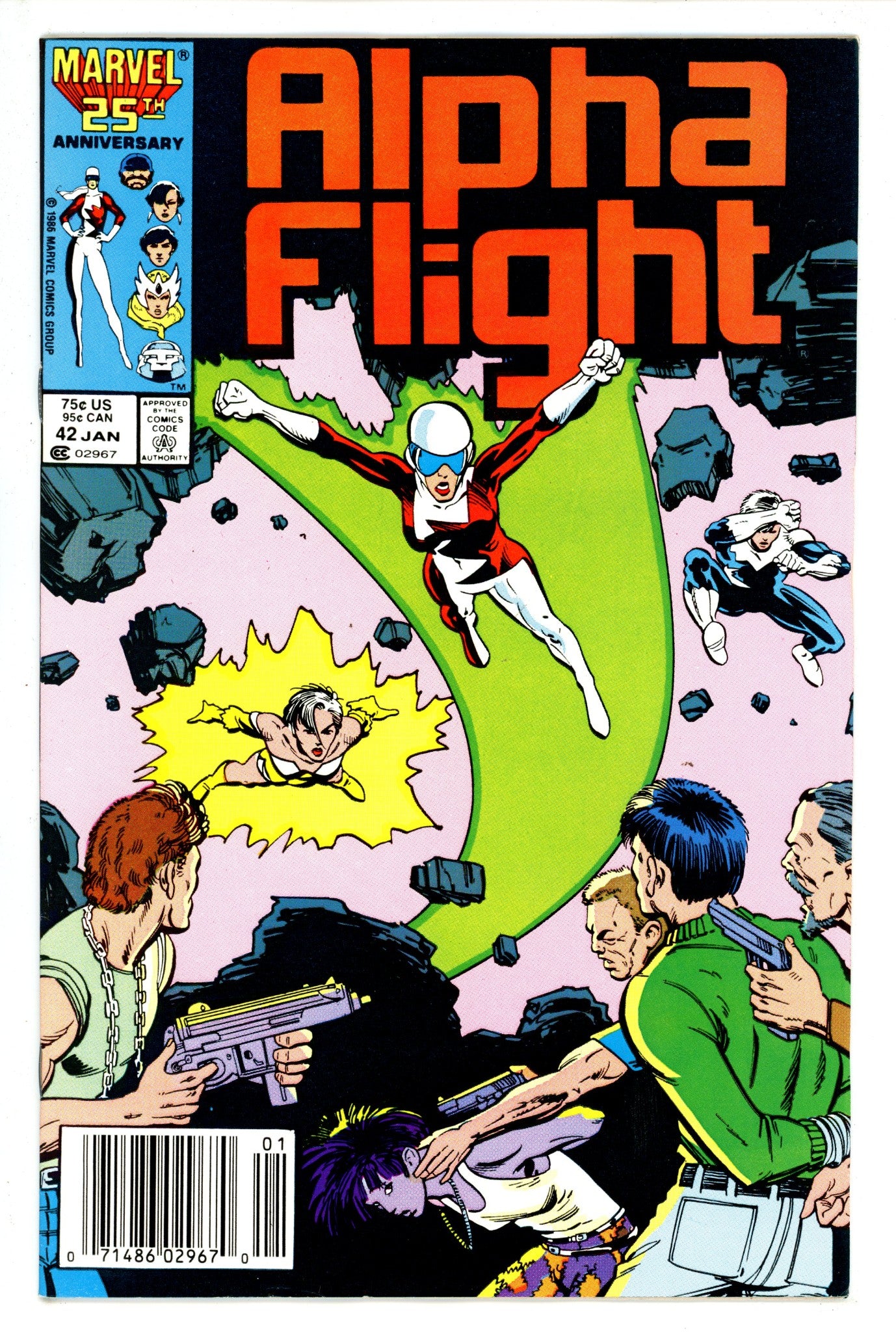 Alpha Flight Vol 1 42 Newsstand (1986)