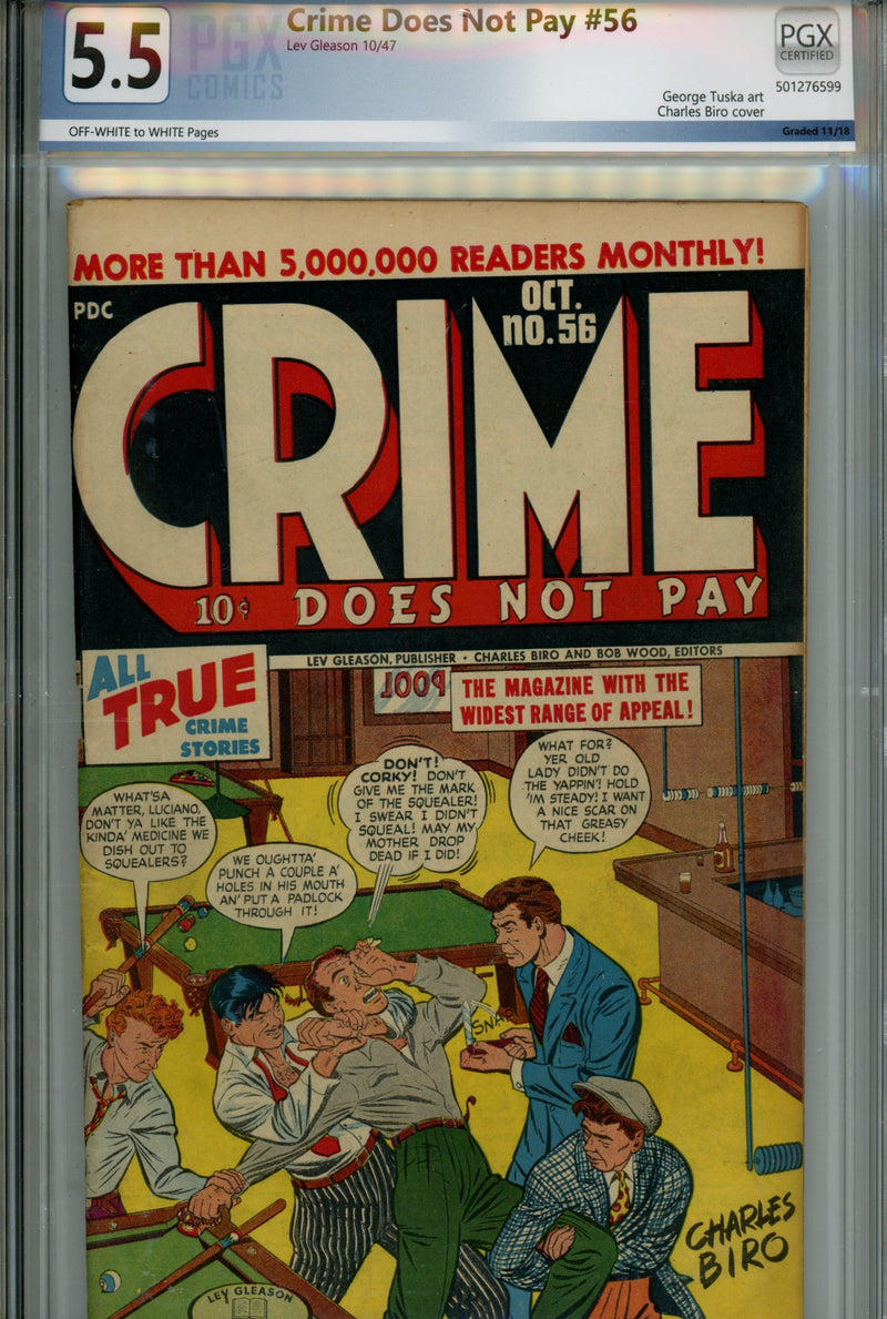 Crime Does Not Pay 56 PGX 5.5