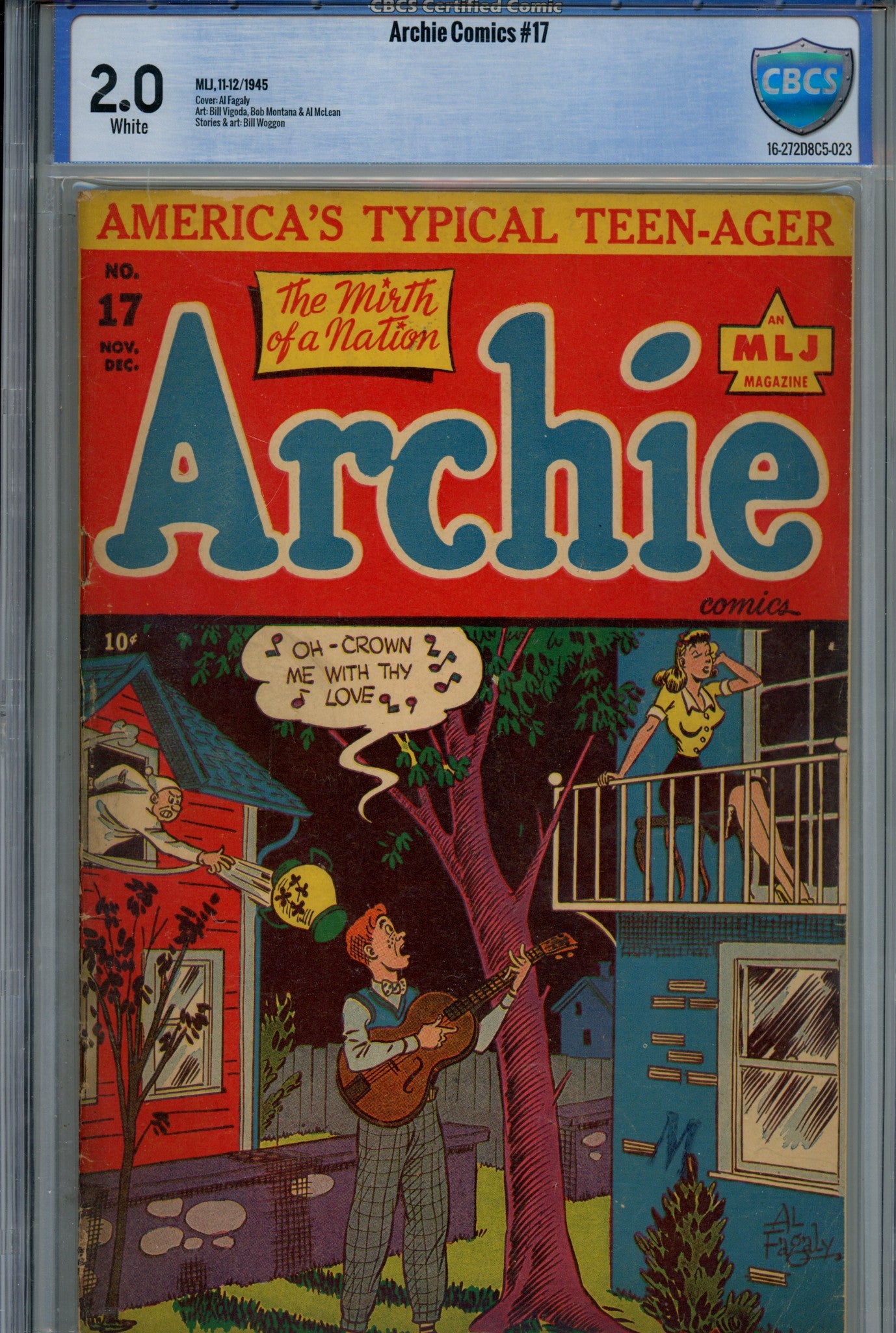 Archie Comics 17 CBCS 2.0 (1945)