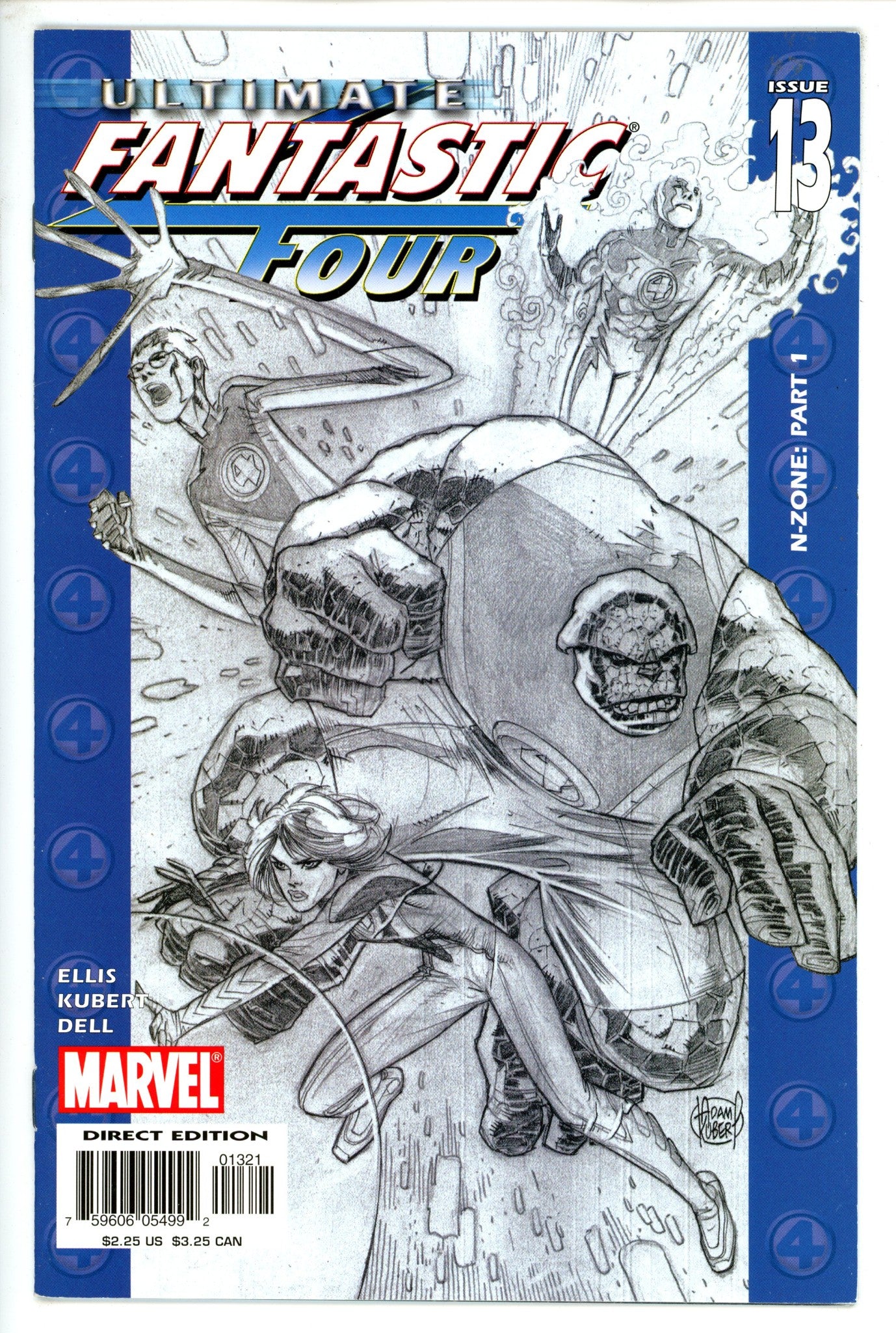 Ultimate Fantastic Four 13 Sketch Variant