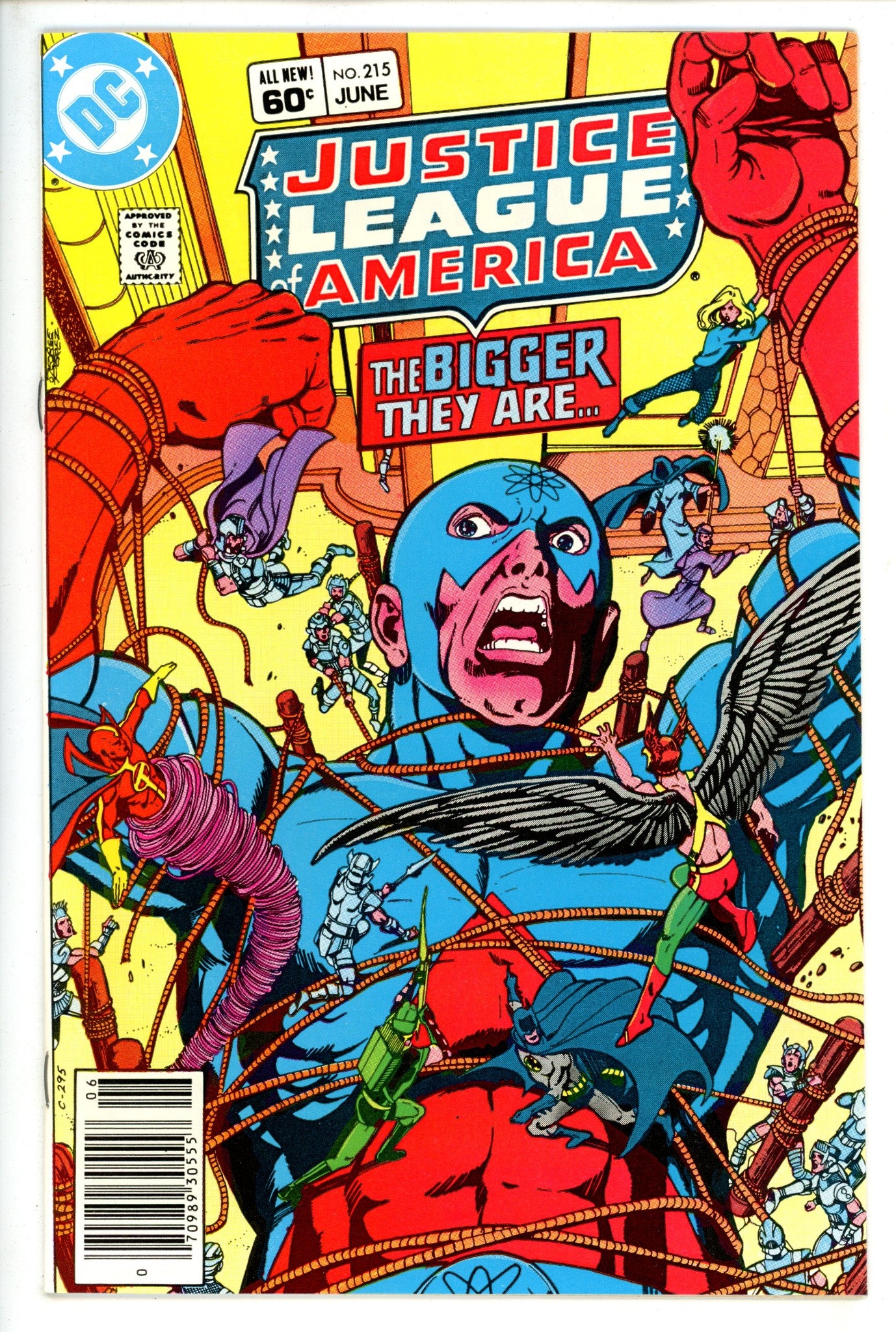 Justice League of America Vol 1 215 Newsstand