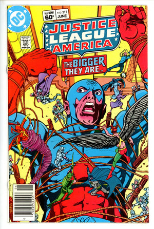 Justice League of America Vol 1 215 Newsstand