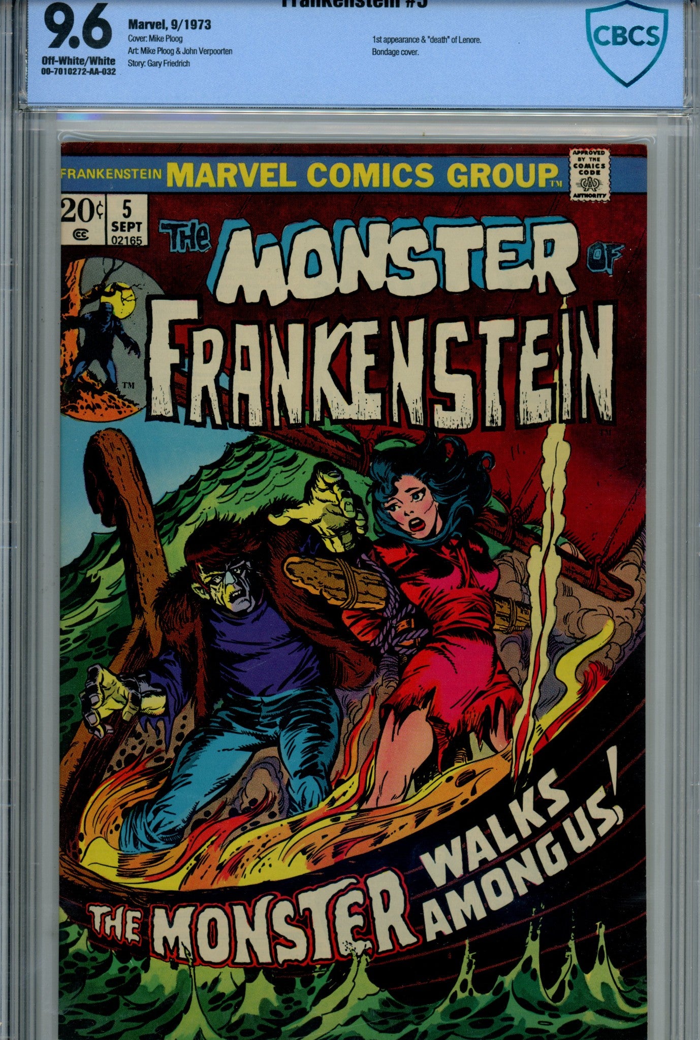 Frankenstein 5 CBCS 9.6 (1973)