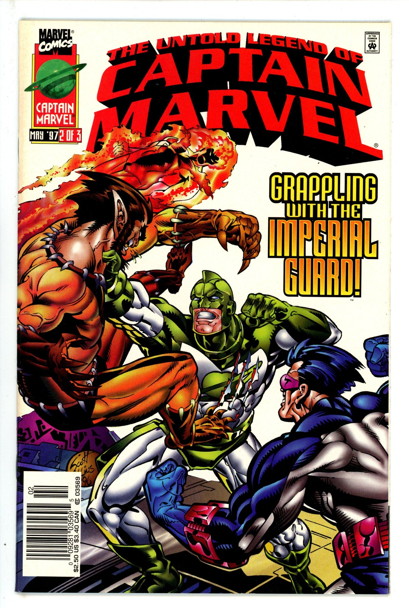 The Untold Legend of Captain Marvel 2 Newsstand NM- (1997)