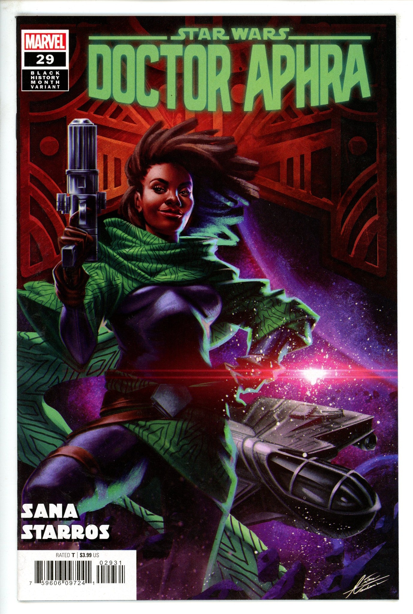 Star Wars Doctor Aphra 29 Manhanini Black History Month Variant (2023)