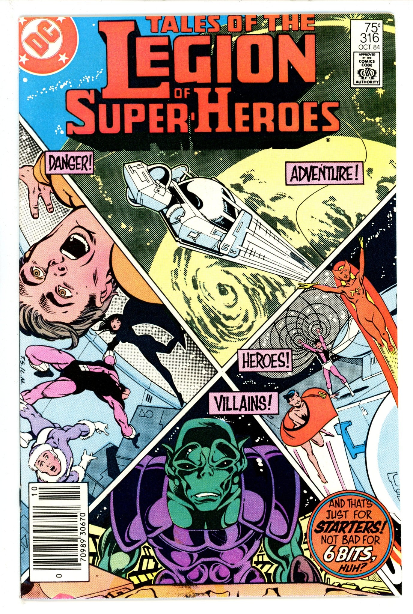 Tales of the Legion of Super-Heroes 316 Newsstand (1984)